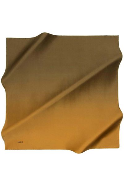 Aker Gradient (Color Transition) Silk Crepe Satin Scarf7656701-361