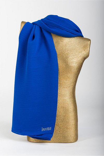 Invee Jazz Shawl 1246-Blue-Sax