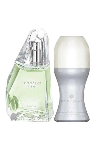 AVON Perceive Dew Edt 50 ml Kadın  ve Perceive Kadın Rollon Paketi