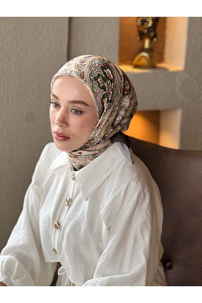 Modakaşmir April Pattern Cotton Scarf