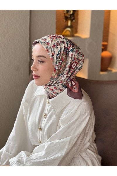Modakaşmir April Pattern Cotton Scarf