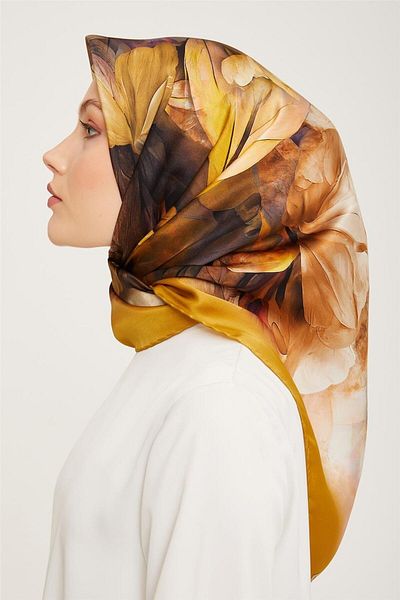 Armine Sura Silk Satin Scarf 9001D - E23Ka9001D01-58