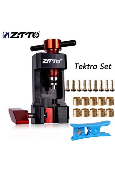 Choice RED COLOR ZTTO Bicycle Hydraulic Disc Brake Oil Needle Tool Driver Hose Cutter Cable Pliers Olive Co