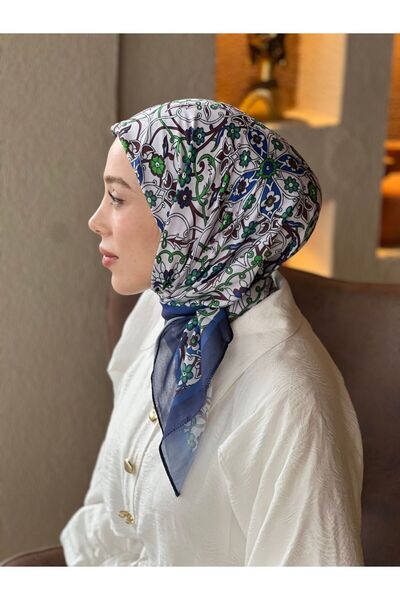 Modakaşmir Sarmaşık Desen Pamuk Eşarp