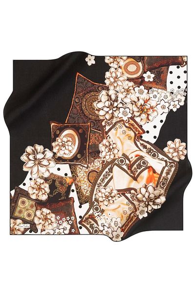 Pierre Cardin Eșarfă din mătase creponată din satin8209230-312