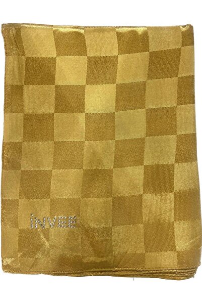 Invee İnvee Şahane (Dama) Şal 1230-Altın