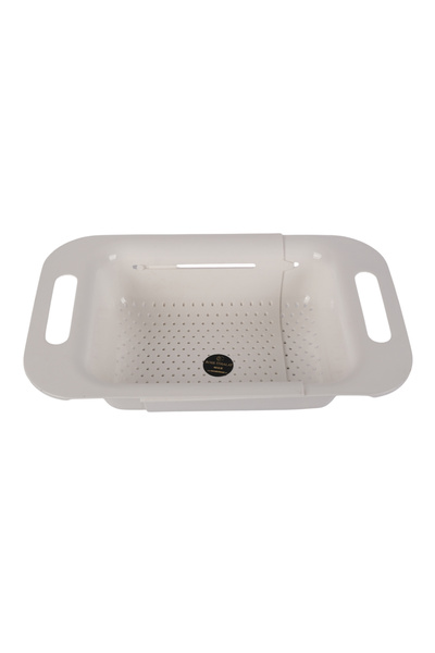 ROSE CENTER Sliding Plastic Strainer, Adjustable Practical Sink Strainer, Plastic Strainer