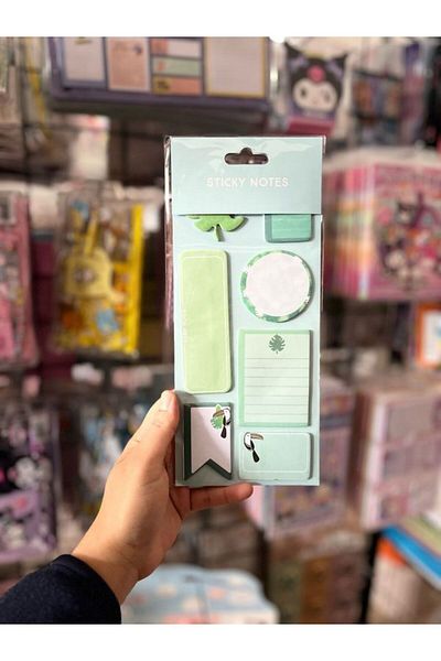 EyER Shoping 7 Colors Adhesive Index Note Paper Green