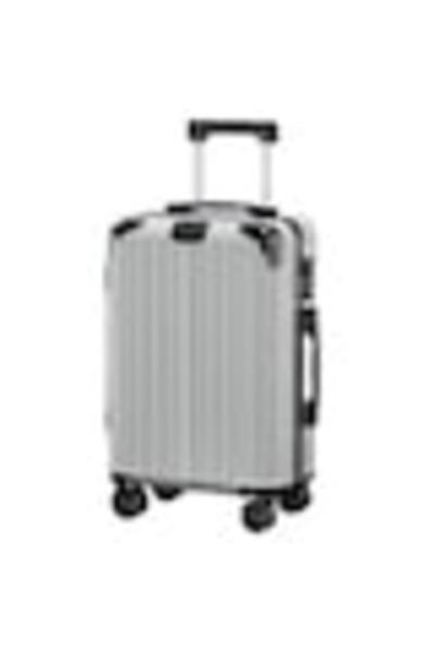 OEM Troler portabil, roti silentioase, maner ajustabil, 57x35x22.5 cm, argintiu