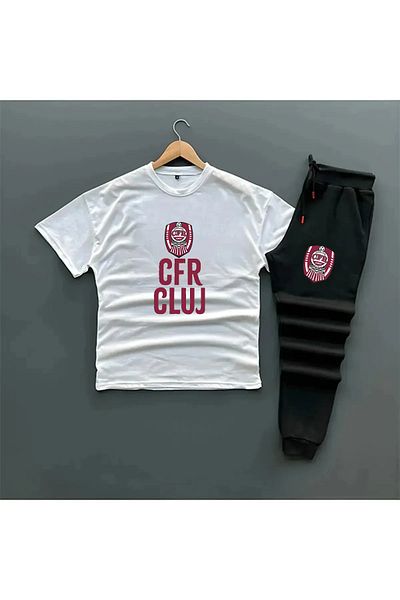 Pisa Art Fc Cfr Cluj T-Shirt + Sweatpants 2-Piece Combination Set