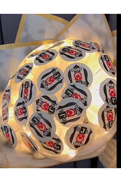 HediyeSepetim BJK buketi,ledli kelebek buketi,buket,sevgiliye hediy