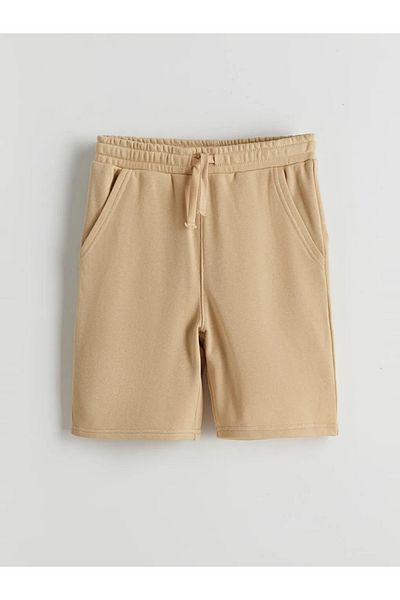 LC Waikiki Lcw Kids Beige Elastic Waist Boys' Shorts