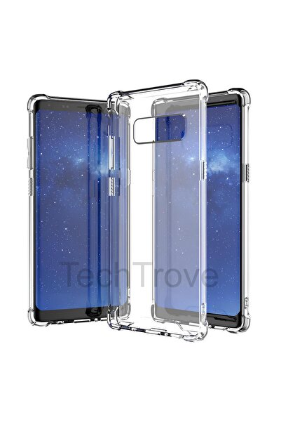 TechTrove Samsung Galaxy Note 8 Kılıf Şeffaf Ekstra Darbe Korumalı Kapak