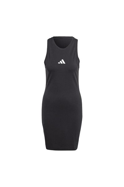 adidas Rochie neagră de damă W FI SL DRESS JE0199