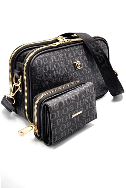 ÇANTAM GELSİN Geantă neagră de umăr de mână pentru femei Tm1088