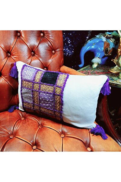 LIMITED EDITION NONWOVEN HİNT İŞİ APLİKE KIRLENT VE İÇ YASTIĞI