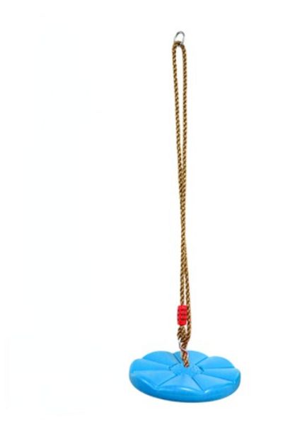 Choice blue Children's Disc Swing Kid Indoor and Outdoor Sports Red Blue Thickened Octagonal Petal Swing Ha