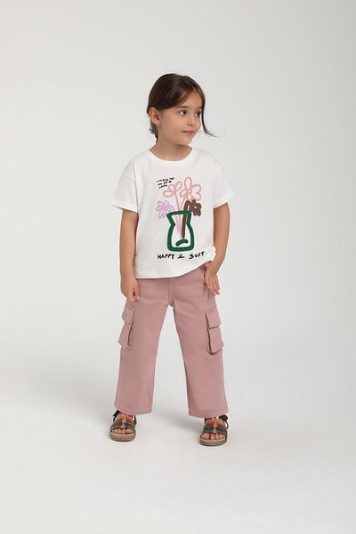 Escabel Baby Girl Cargo Pocket Slim Pants