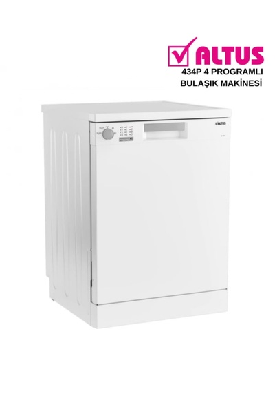 Altus Al 434p 4 Program Çelik Taban 13 Kişilik Bulaşık Makinesi (ARÇELİK GARANTİLİ)