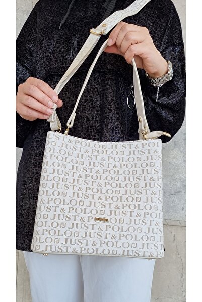 ÇANTAM GELSİN حقيبة كتف نسائية بأربعة أقسام وحمالتين