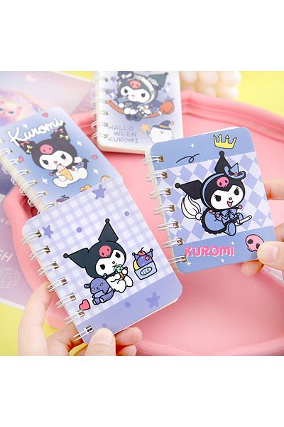 Choice Kuromi Random 1 Sanrio Anime Series Kawaii Cartoon Notebook Kuromi My Melody Cinnamoroll Kitty Porta