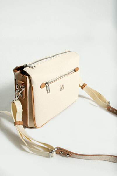 ÇANTAM GELSİN 6-compartment shoulder and crossbody bag with justpolo text