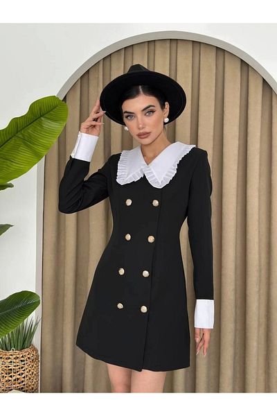 MODA    Loyada Wide Collar Dress