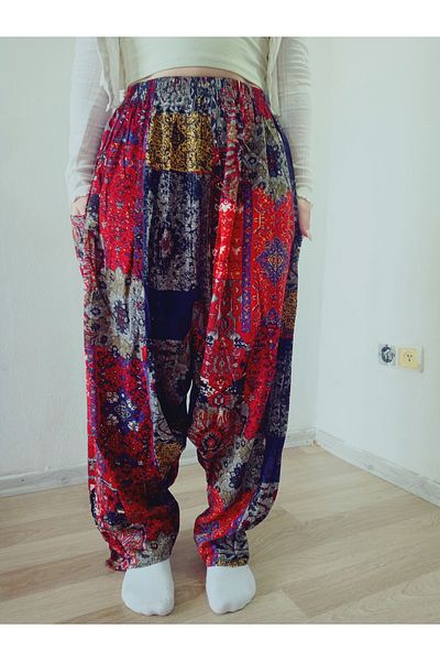 hoaryage Pânză de presiune din viscoză, cu modele florale, cu buzunare, 100% bumbac