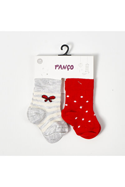 Panço Kız Renksiz Örme Çorap