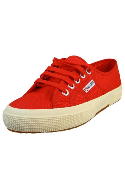 Superga Damen Low Sneaker 2750 Cotu Low Top S000010 Rot 975 Red Textil