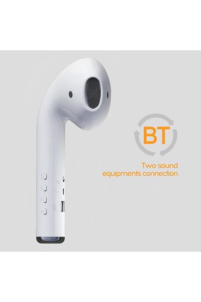 Generic Large G-iant Headphone Shape Portable Bluetooth Speaker White
