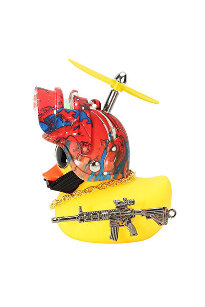 Choice لعبة بطة صفراء لطيفة، خوذة من المستوى 3، زينة بطة صفراء وسوداء، أدوات ...