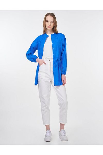 KYR Waist Gathered Viscose Tunic Saks