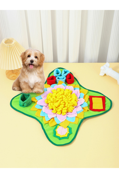 Choice سجادة شم الحيوانات الأليفة عالية الجودة باللون الأخضر للكلاب، لغز تغذي...