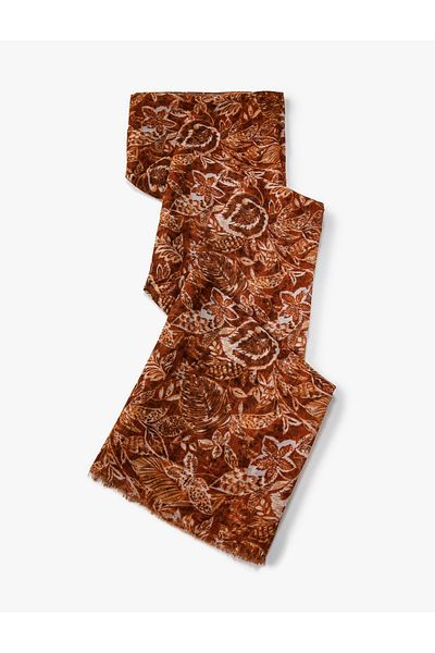 Koton Schal mit Blumenmuster, 90 x 195 cm