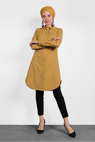 Alvina Tunic 40304 - with Pockets and Shirt Design