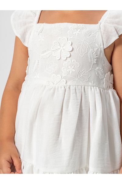 Civil Girls 2-5 Years Girl's Ecru Dress