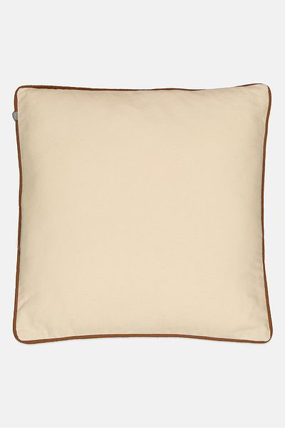Muy Mucho Piping Contrast Cushion 45 X 45cm, Cream