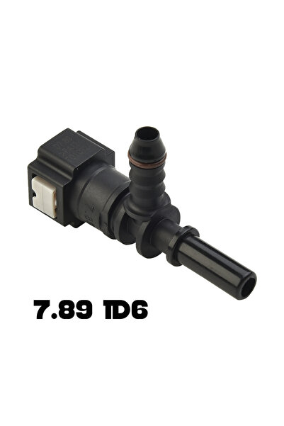 Choice خرطوم خط وقود السيارة موصل سريع الفك 7.89 مم ID6 أنثى وصلة تي مناسبة لخط وقود السيارة...