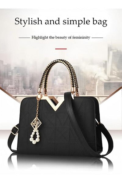 Generic Women's Elegant Handbags, Soft Pu Leather Hand Tote Shoulder Bag, Fashion Satchel Bag