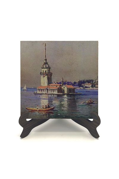 Sadrazam Maiden's Tower Printed Mdf Desktop (10 X 10 Krt-17)