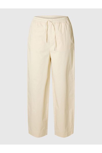 Selected Femme Barrel Fit Hosen Baumwoll