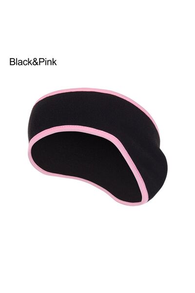 Choice Black-Pink 1Pcs Fleece Ear Warmer Muff Winter Headband Ear Muffs Headband for Men Women Running Skii