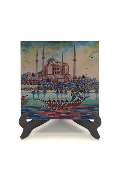 Sadrazam Hagia Sophia Mosque Printed Mdf Desktop (10 X 10 Krt-7)