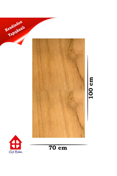 CiciHome Ahşap Desen Folyo Açık Meşe Renk 70x100cm Tezgah, Tezgah arası ve Dolap Kaplama