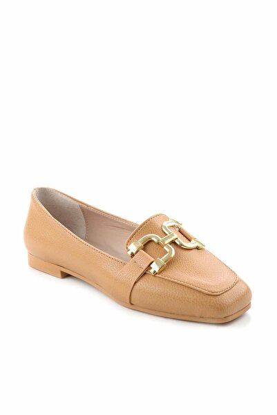 Bambi Camel Kadın Loafer Ayakkabı K01641166109