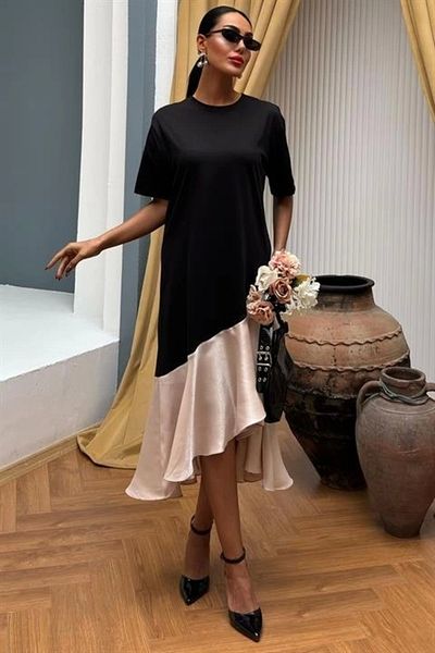 anizmir Flounced Single Jersey Dress 2864