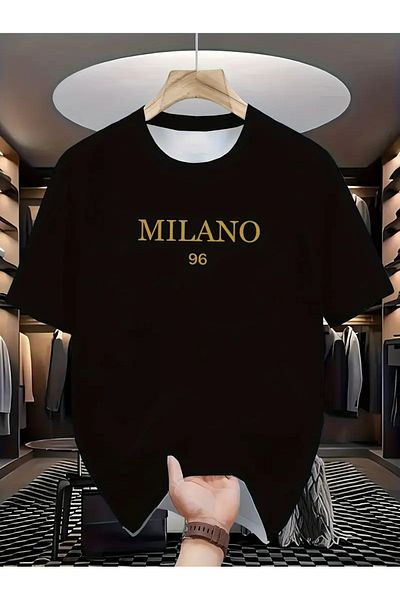 LAND MODA Milano 96 Men's Plus Size Sports & Casual Sweatshirt Set, Round Neck Sweatshirts
