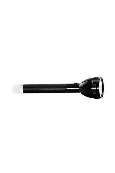 Geepas Rechargeable LED Flashlight Black