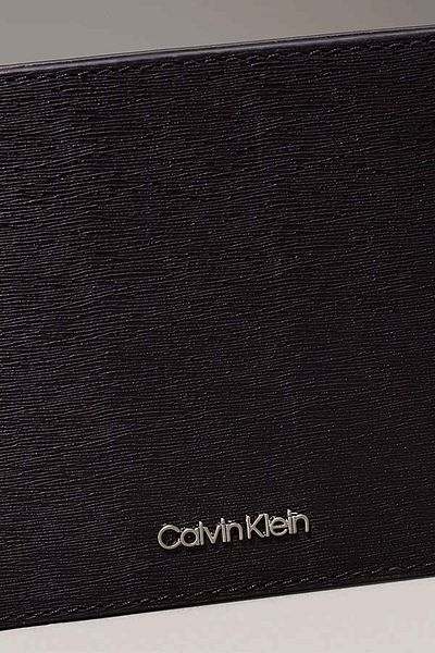 Calvin Klein Men's Epi Ck Leather Wallet - Black